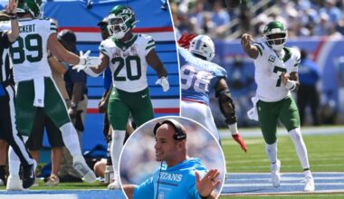 Jets, Geno Smith make easy work of Robert Saleh's Titans in Week 1