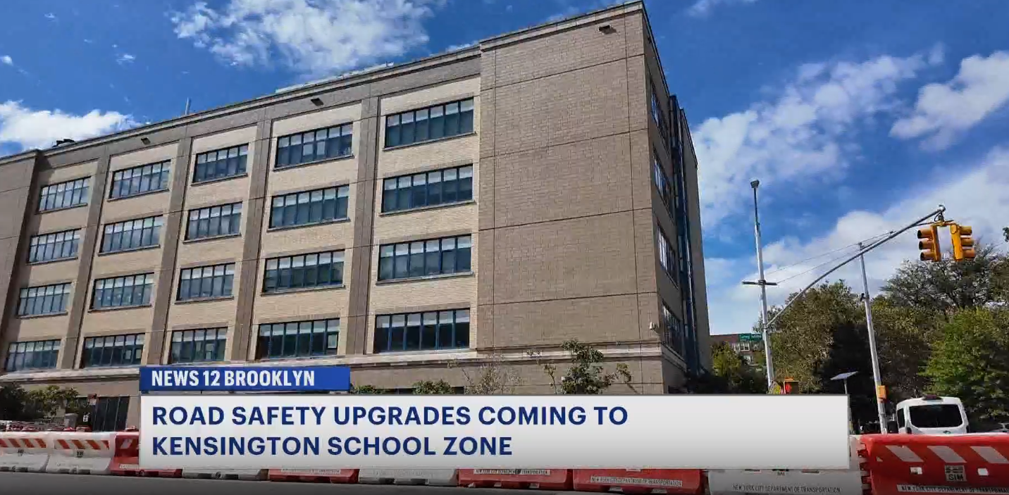News 12 | Brooklyn | Safety Changes Coming To Roads Near Kensington Schools