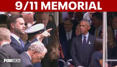 Bidens, Obamas and Vance attend 9/11 memorial ceremony in NYC