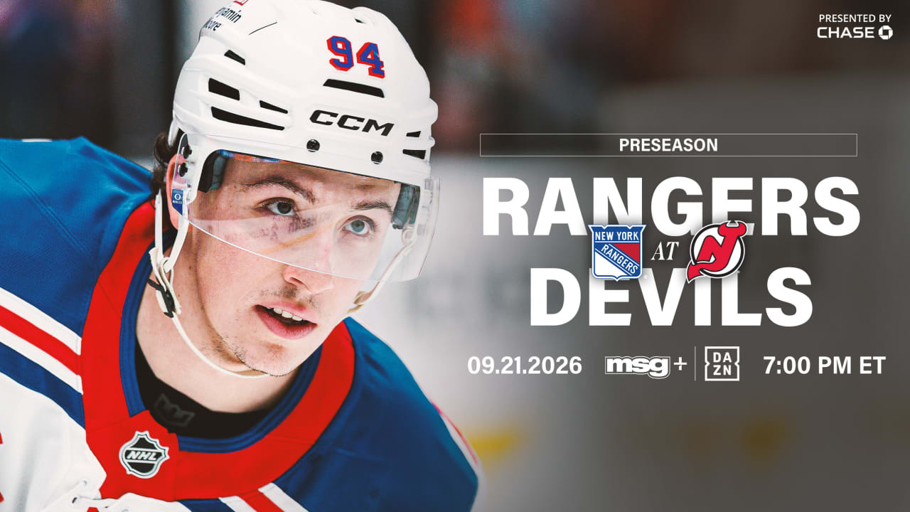 Rangers at Devils: Pregame Notes