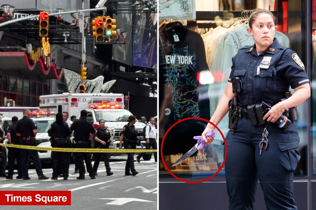 NYPD shoots, kills knife-wielding woman accused of stabbing two people, one fatally, in Times Square