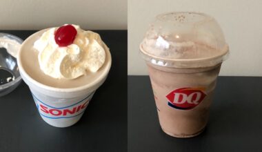 Dairy Queen Vs Sonic: Which Serves A Healthier Classic Milkshake