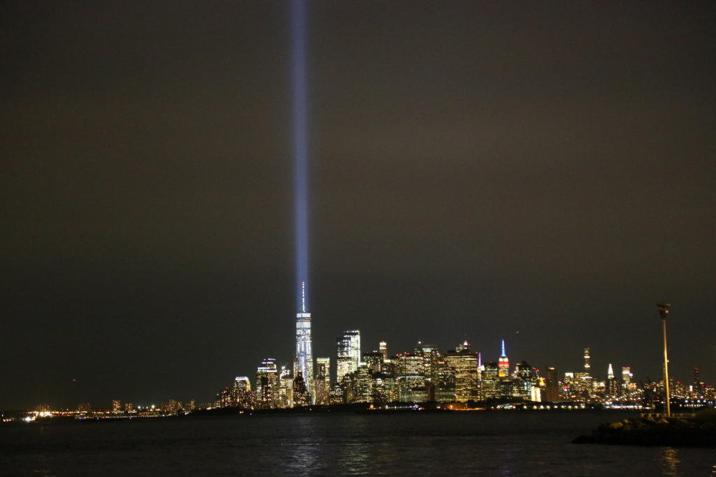 The view from the 69th Street Pier at the 16th Annual Sept. 11 Memorial. Photo: John Calabrese