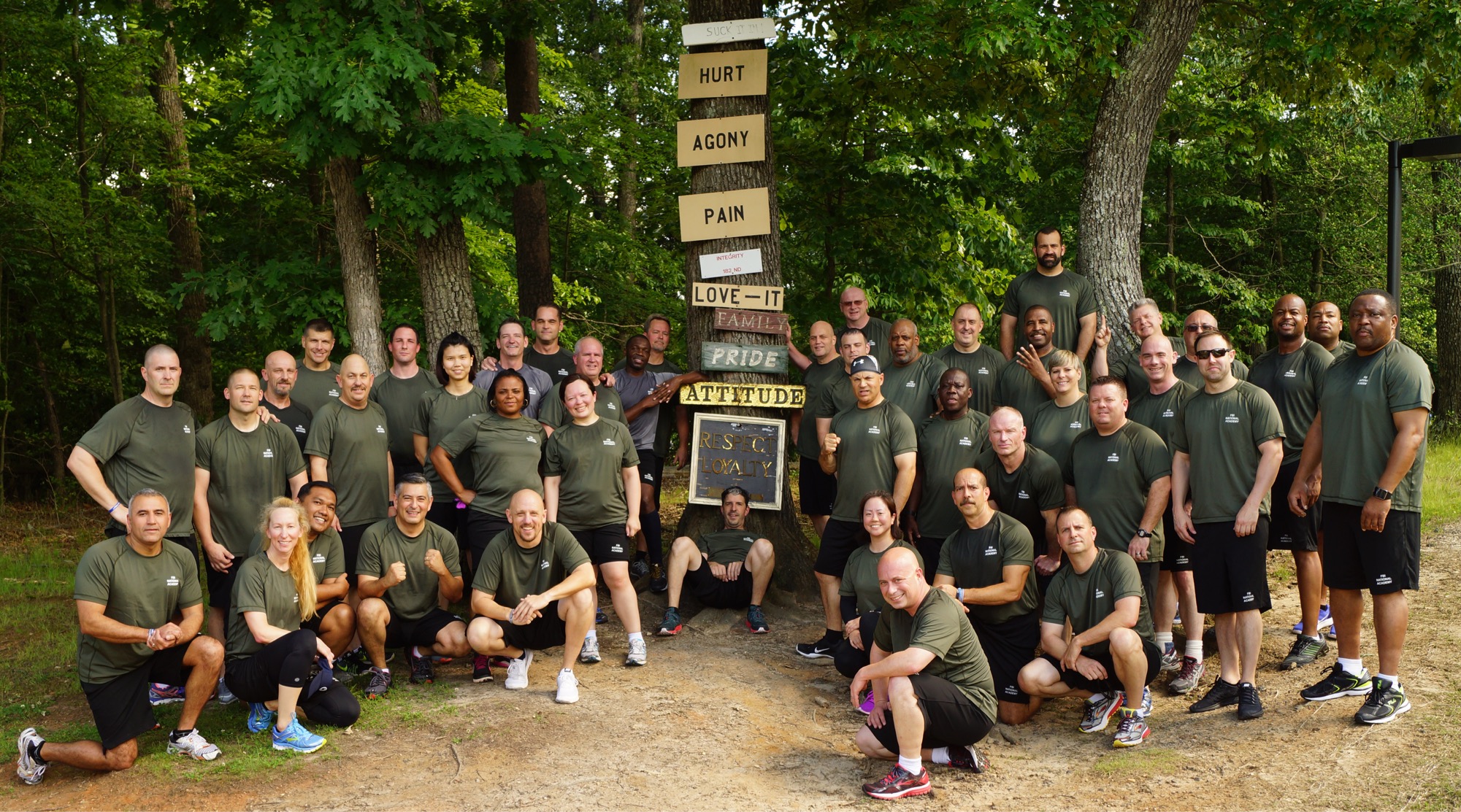 Gaspard joined police executives from across the nation for training at the FBI National Academy in Quantico, VA, in 2017. 