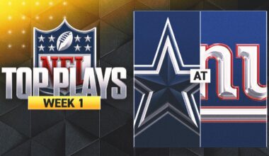Cowboys vs. Giants Highlights: Jaxson Dart Leads New York With 3 TDs