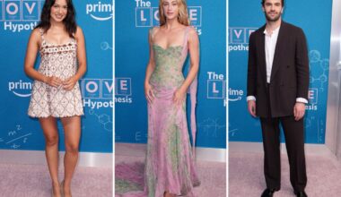 'The Love Hypothesis' New York premiere red carpet: Lili Reinhart, Tom Bateman and more