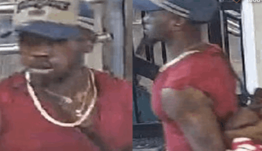 Man in muscle tee wanted in knifepoint robbery at Bronx subway station