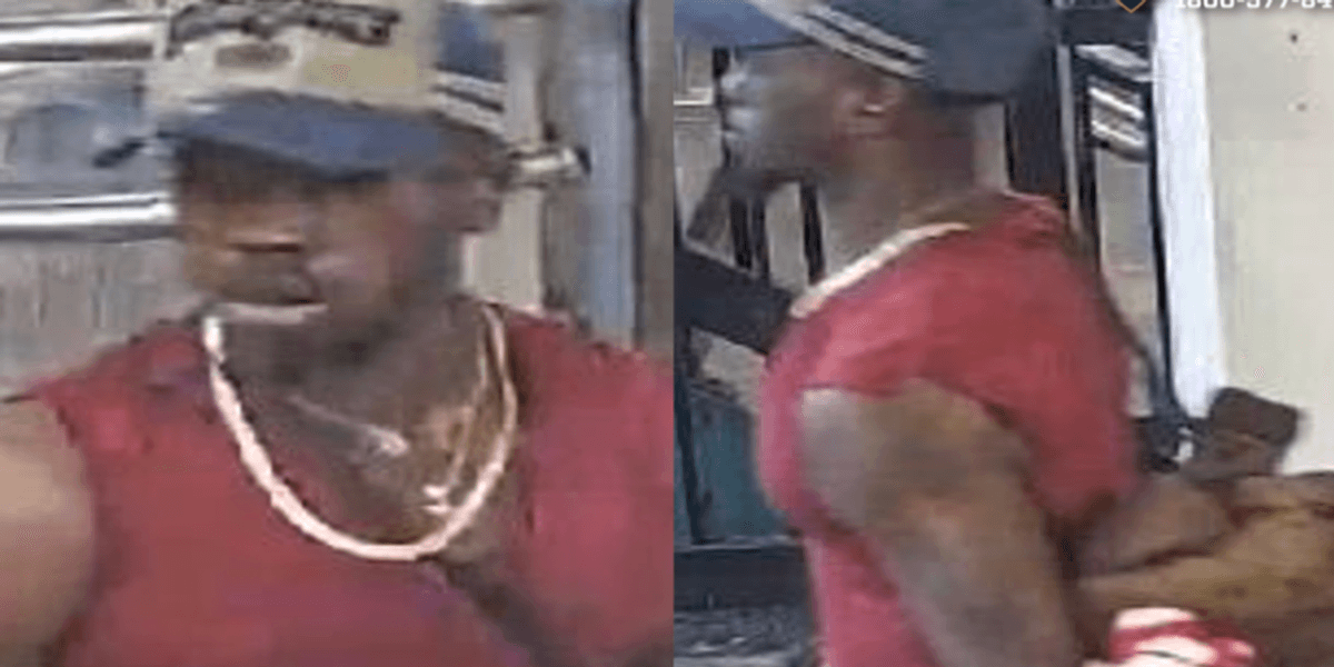 Man in muscle tee wanted in knifepoint robbery at Bronx subway station