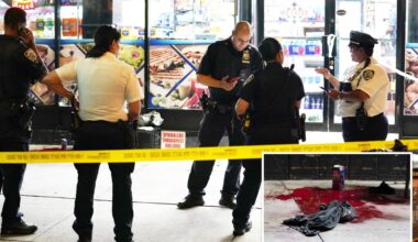 Man slashed in neck in NYC street after dispute