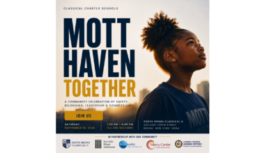 Classical Charter Schools and Community Partners to Host 'Mott Haven Together' Community Celebration