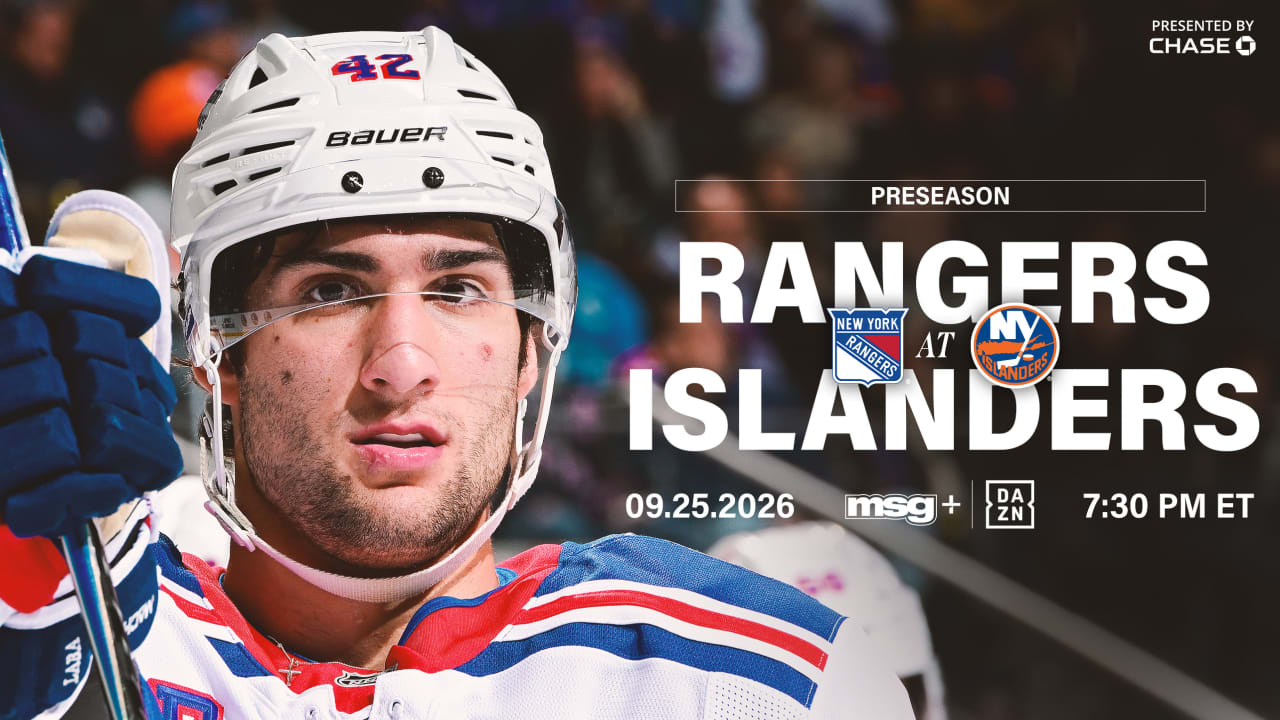 Rangers at Islanders: Pregame Notes