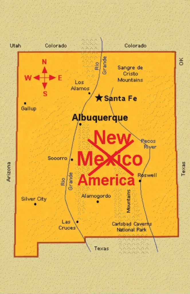 New America New Mexico map