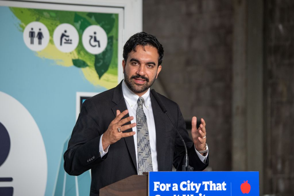 New York City Mayor Zohran Mamdani speaks about new modular public bathrooms.