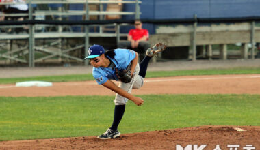The game between New York Heights and Los Angeles Queens in the U.S. Women's Baseball League (WPBL) ..