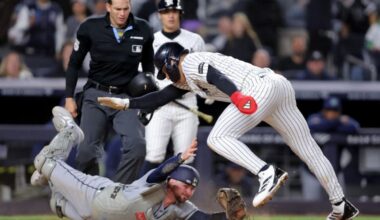 George Lombard Jr.'s highlight-making slide sparks a Yankees rally