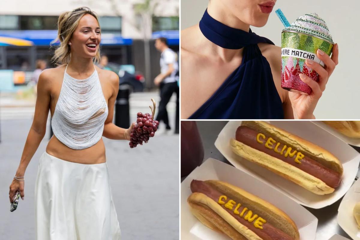 New York Fashion Week's tastiest trend is food-themed couture