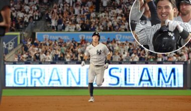 Anthony Volpe returns, belts grand slam as Yankees sweep Rockies