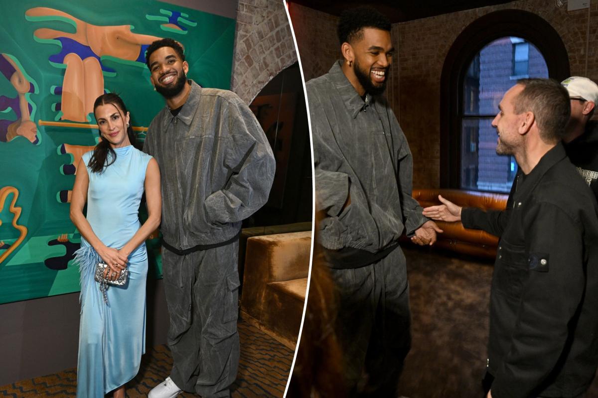 NY Knicks star among A-list crowd for Camille Fishel's pre-Armory Show NYC bash