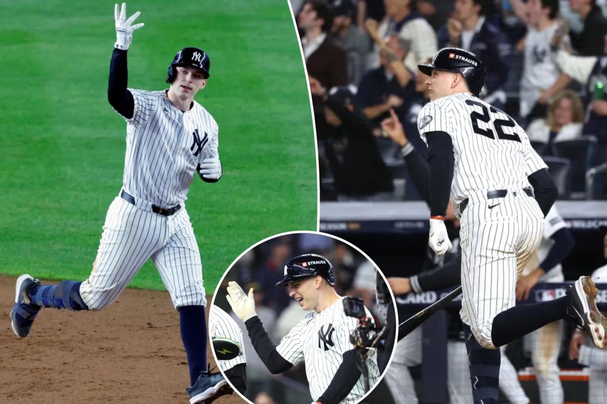 Ben Rice delivers big night to carry Yankees' offense in Game 1 win
