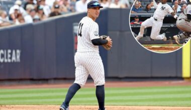 Yankees summon Anthony Volpe as Jazz Chisholm Jr. injury replacement