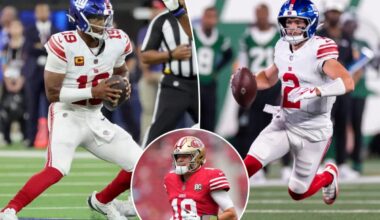 Giants will add a third quarterback — just not yet