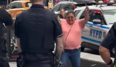 Knife-wielding woman charges at NYC cops in Times Square