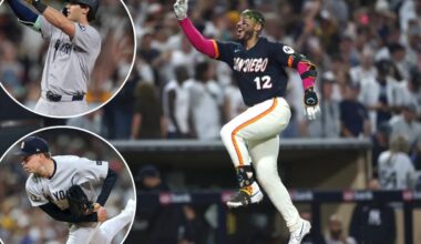 Yankees surrender walk-off homer in extra innings in loss to Padres