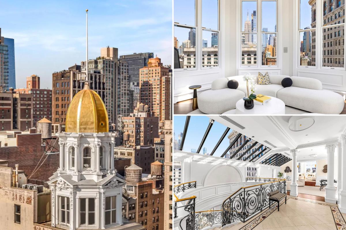 NYC penthouse set inside golden dome sells for $9M