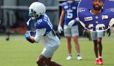 Giants release Darius Slayton days before season opener