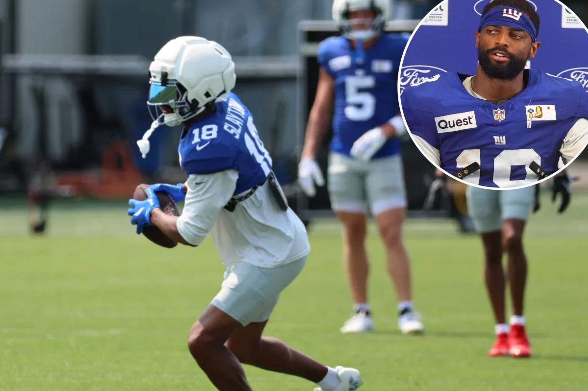 Giants release Darius Slayton days before season opener
