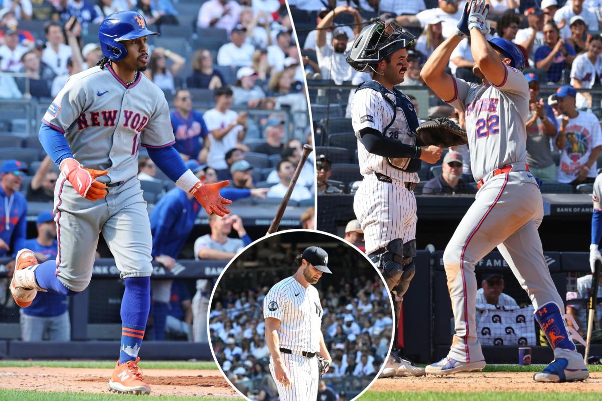 Mets use six homers to dominate Gerrit Cole, Yankees