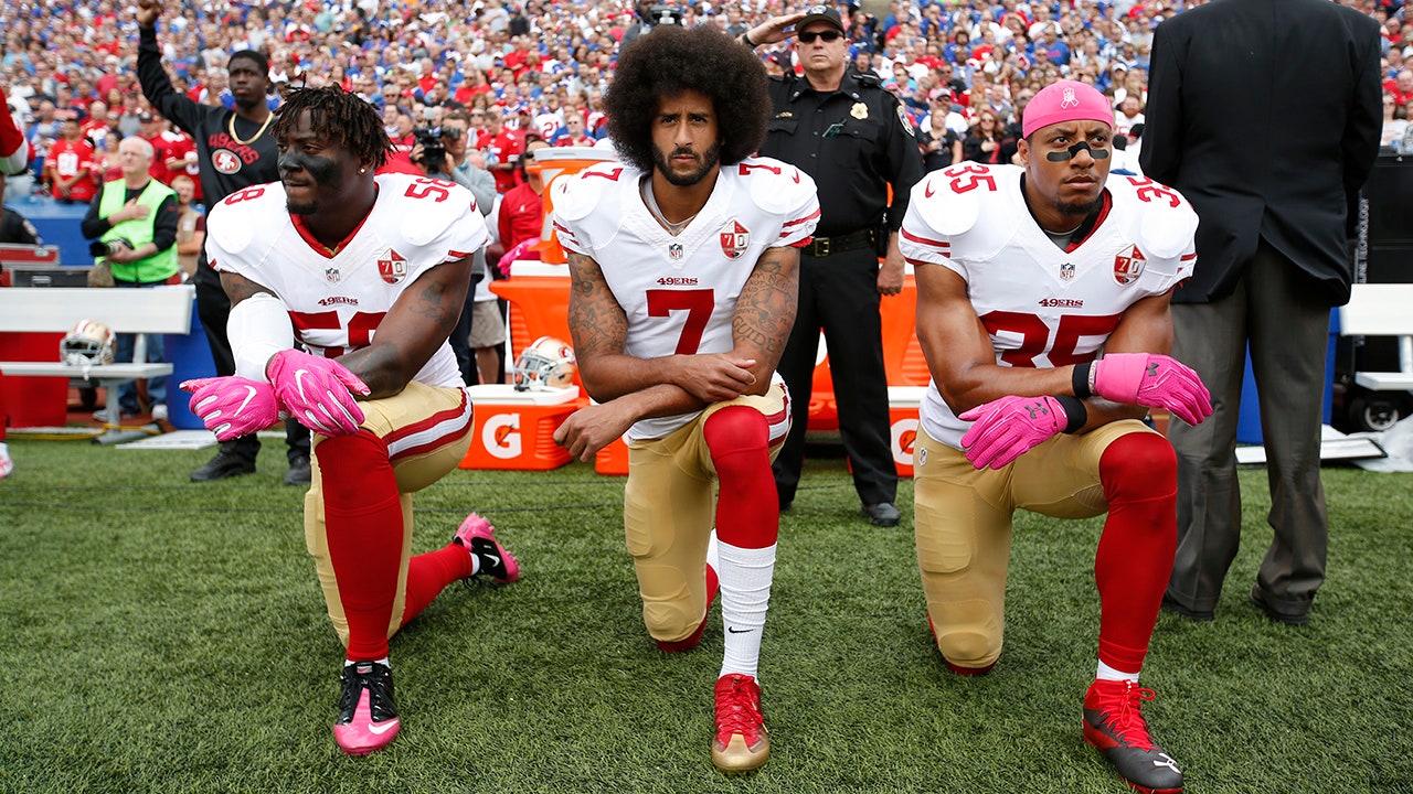 Mike Florio thinks the New York Giants should consider replacing Jaxson Dart with–wait for it–Colin Kaepernick