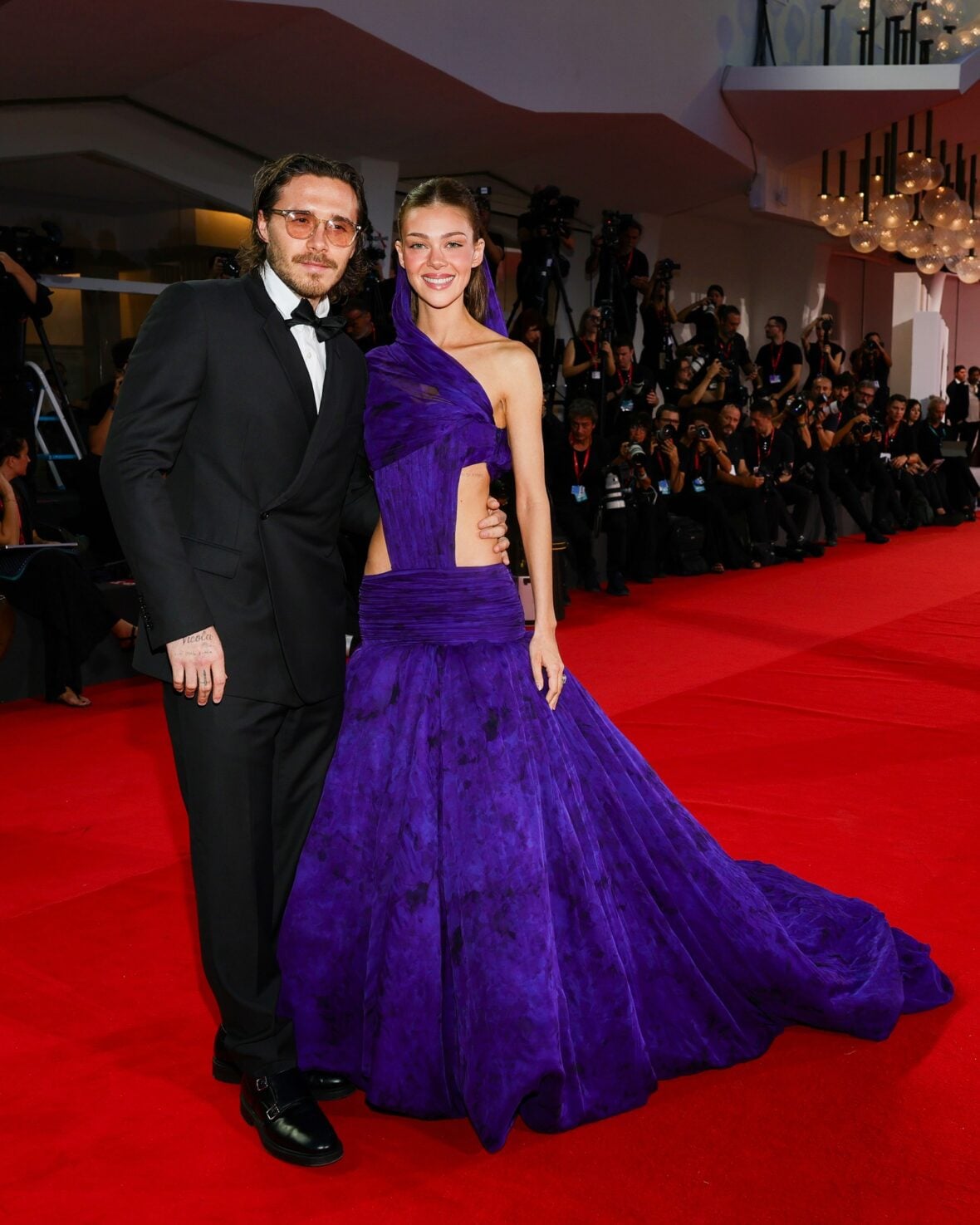 Nicola Peltz & Brooklyn Beckham arrive at Venice Film Festival