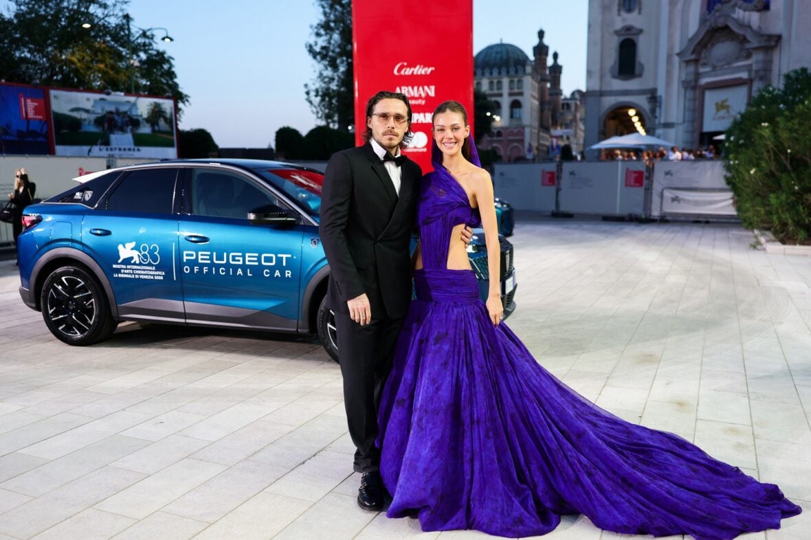 Nicola Peltz & Brooklyn Beckham arrive at Venice Film Festival