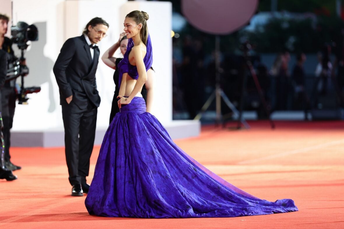 Nicola Peltz & Brooklyn Beckham arrive at Venice Film Festival