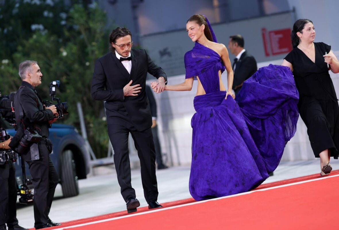 Nicola Peltz & Brooklyn Beckham arrive at Venice Film Festival