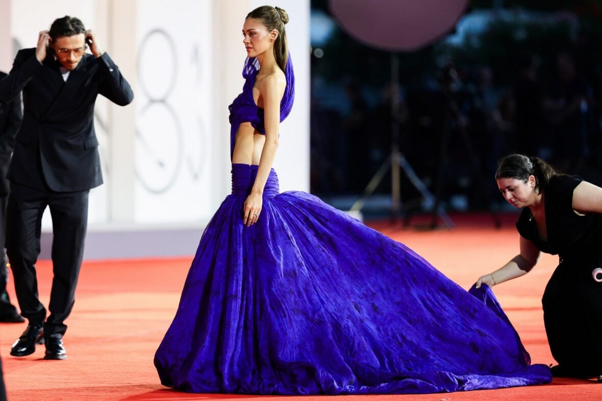 Nicola Peltz & Brooklyn Beckham arrive at Venice Film Festival