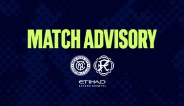 Match Advisory | New York City FC vs. New England Revolution, 9/9/2026
