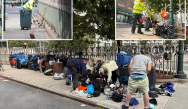 NYC clears homeless encampment next to NYU dorms -- so vagrants set up new camp 100 yards away