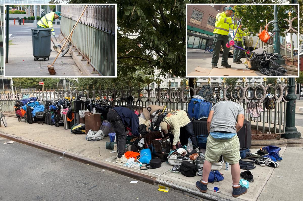 NYC clears homeless encampment next to NYU dorms -- so vagrants set up new camp 100 yards away