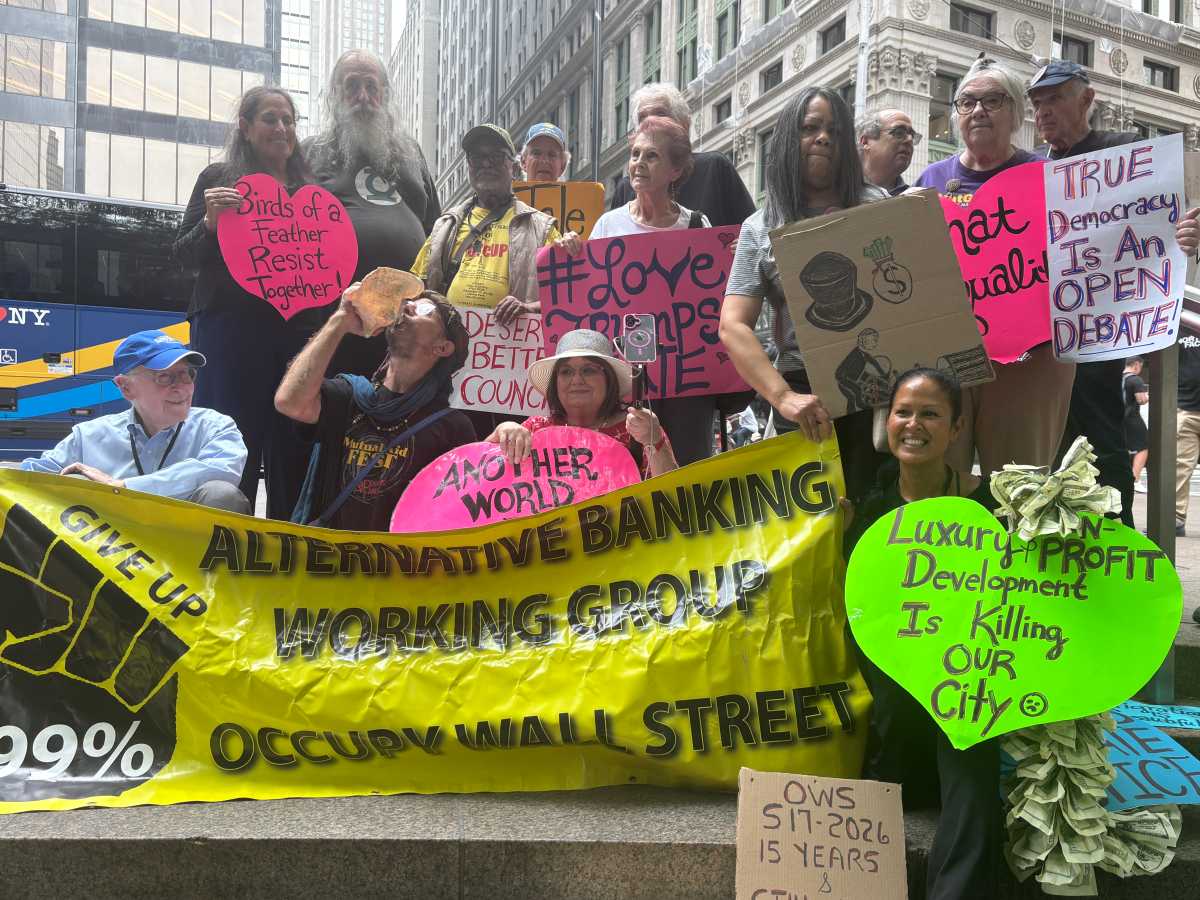 Same message, different time as Occupy Wall Street protestors return to Zuccotti Park