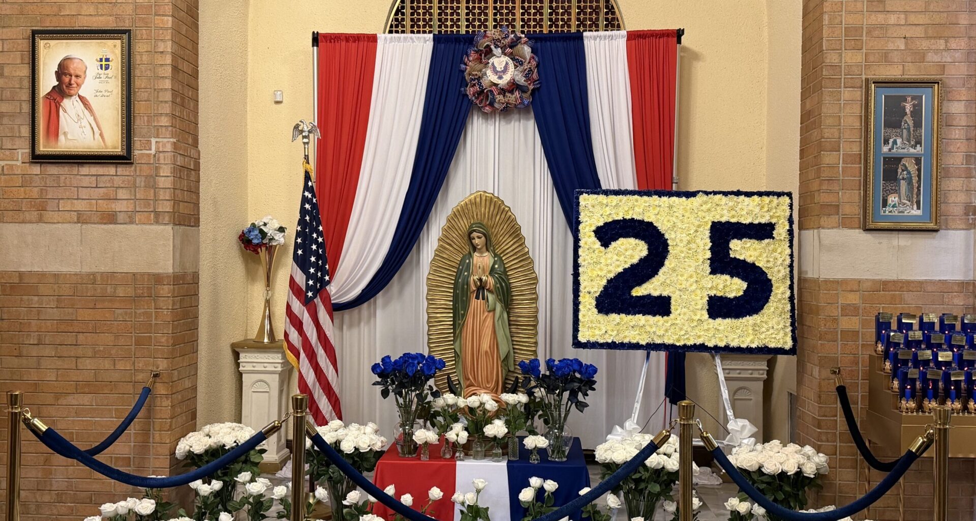 Our Lady of Guadalupe Church holds Mass remembering the lives lost during the 9/11 terrorist attacks. Photo: John Quaglione/Diocese of Brooklyn
