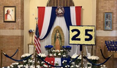 Our Lady of Guadalupe Church holds Mass remembering the lives lost during the 9/11 terrorist attacks. Photo: John Quaglione/Diocese of Brooklyn