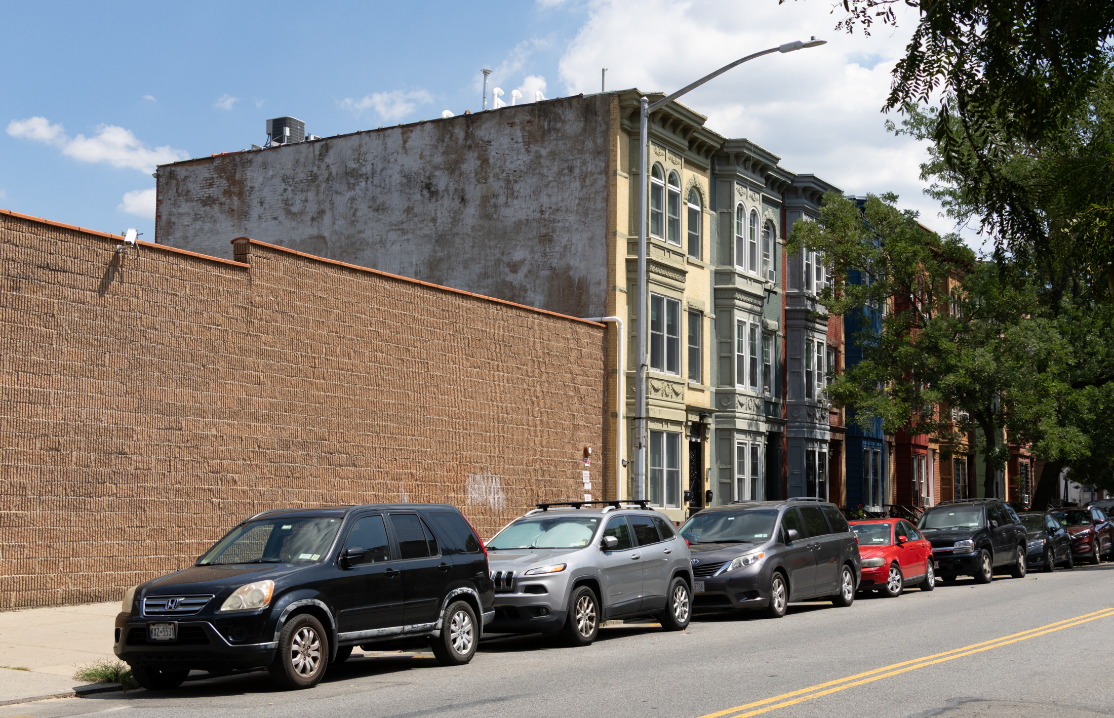 colorful row houses