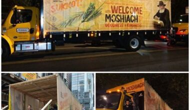 World's Largest Sukkah Mobile Returns to Manhattan
