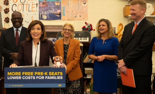 Governor Hochul Highlights Her Historic Expansion of Free Pre-K Seats in More Than 400 School Districts Across New York State | Governor Kathy Hochul