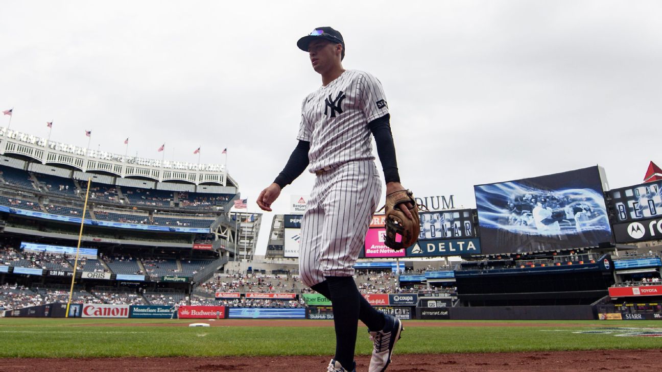 Yankees' Anthony Volpe making debut at third base
