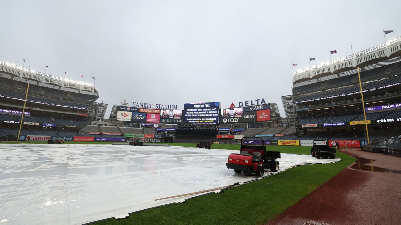 Rain forces cancellation of Orioles-Yankees regular-season finale
