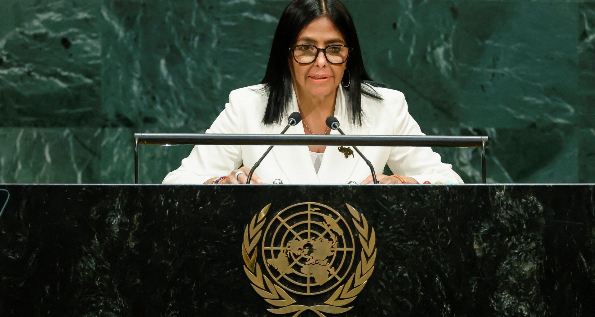 Venezuela’s Delcy Rodriguez promises elections at UN, gives no date | Politics News