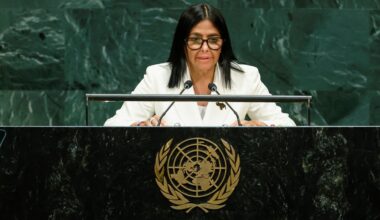 Venezuela’s Delcy Rodriguez promises elections at UN, gives no date | Politics News